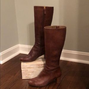 ECCO brown leather boots